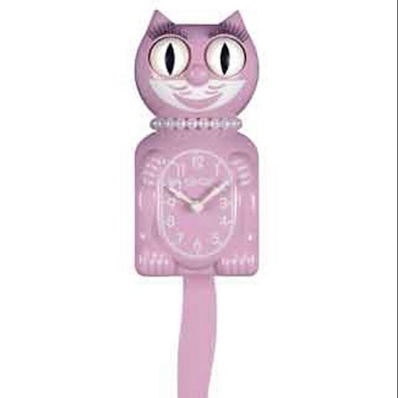 Rare Retired Lady Wisteria Kit Cat Klock Clock - Picture 2 of 2